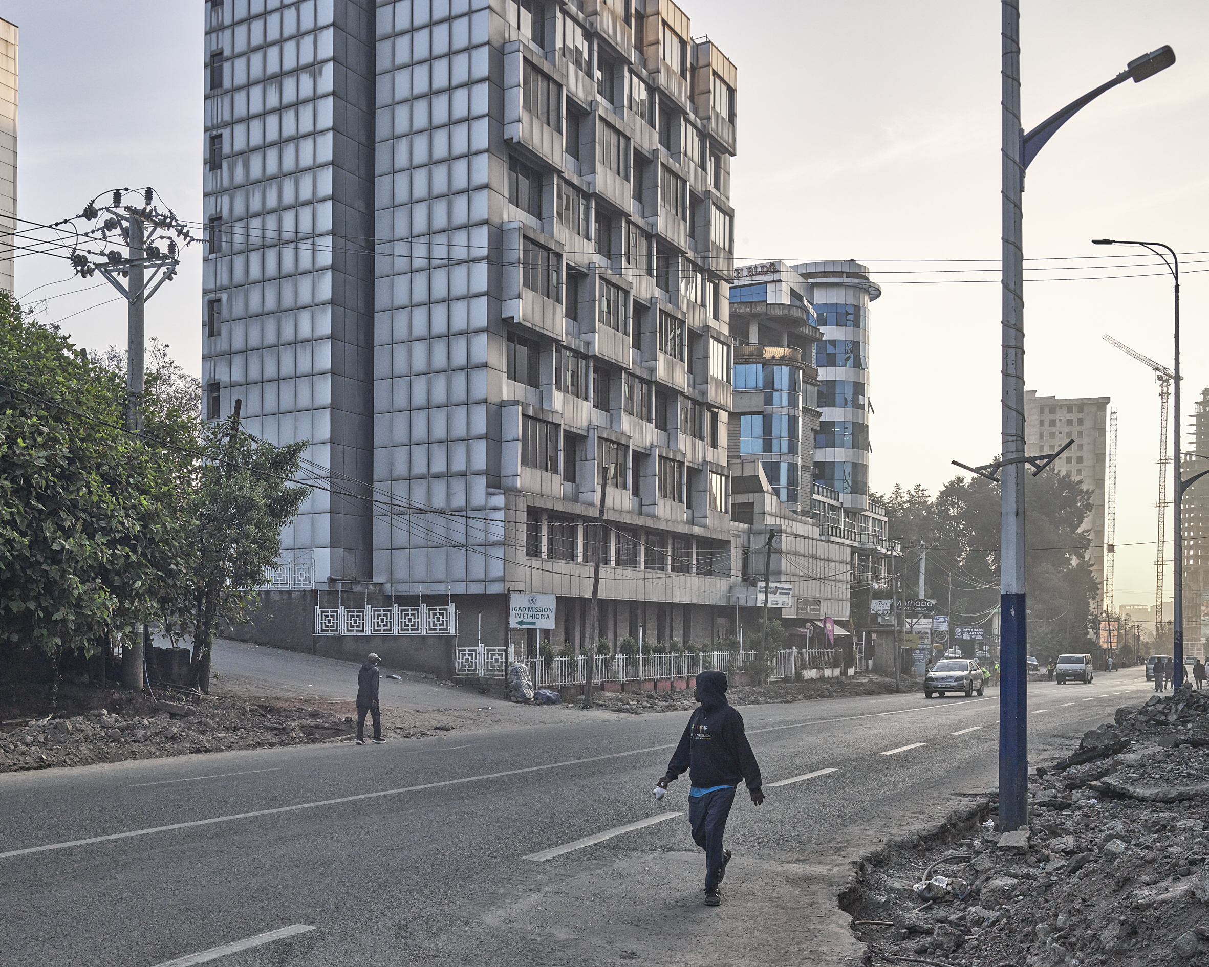 Pieter Hugo - Walking home, Addis Ababa, 2023