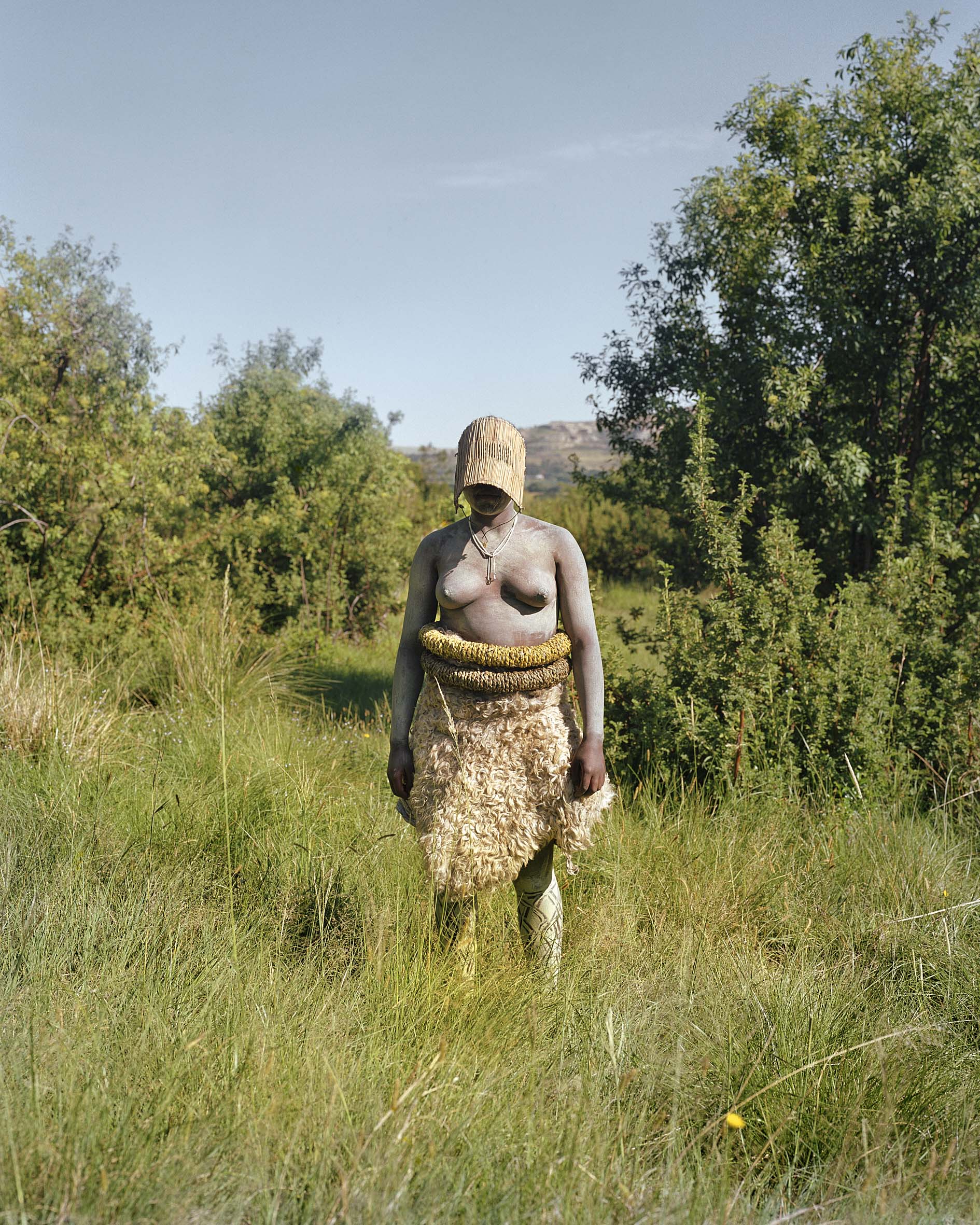 Pieter Hugo - Initiate at Motouleng Sacred Caves in Clarens, Free State, 2003