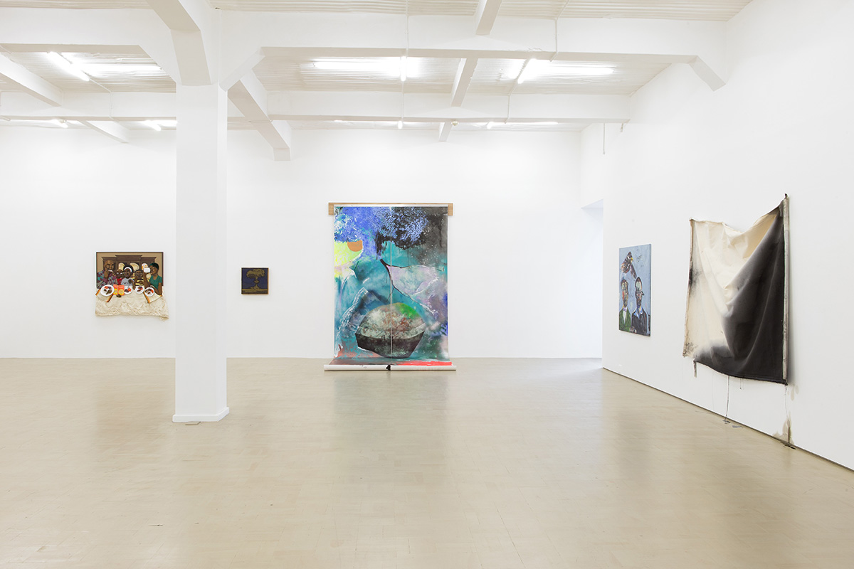 04.04 Installation view with works by Dada Khanyisa, Mawande Ka Zenzile, Robel Temesgen, Breyten Breytenbach and Alexandra Karakashian