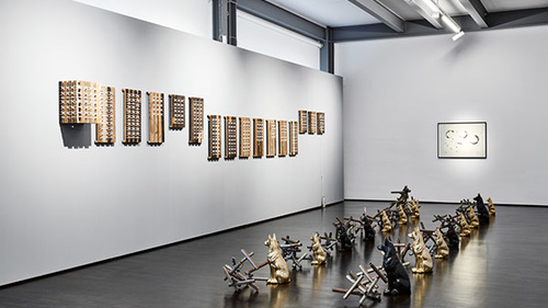 Wa Lehulere and Toguo at the Braunsfelder Family Collection.