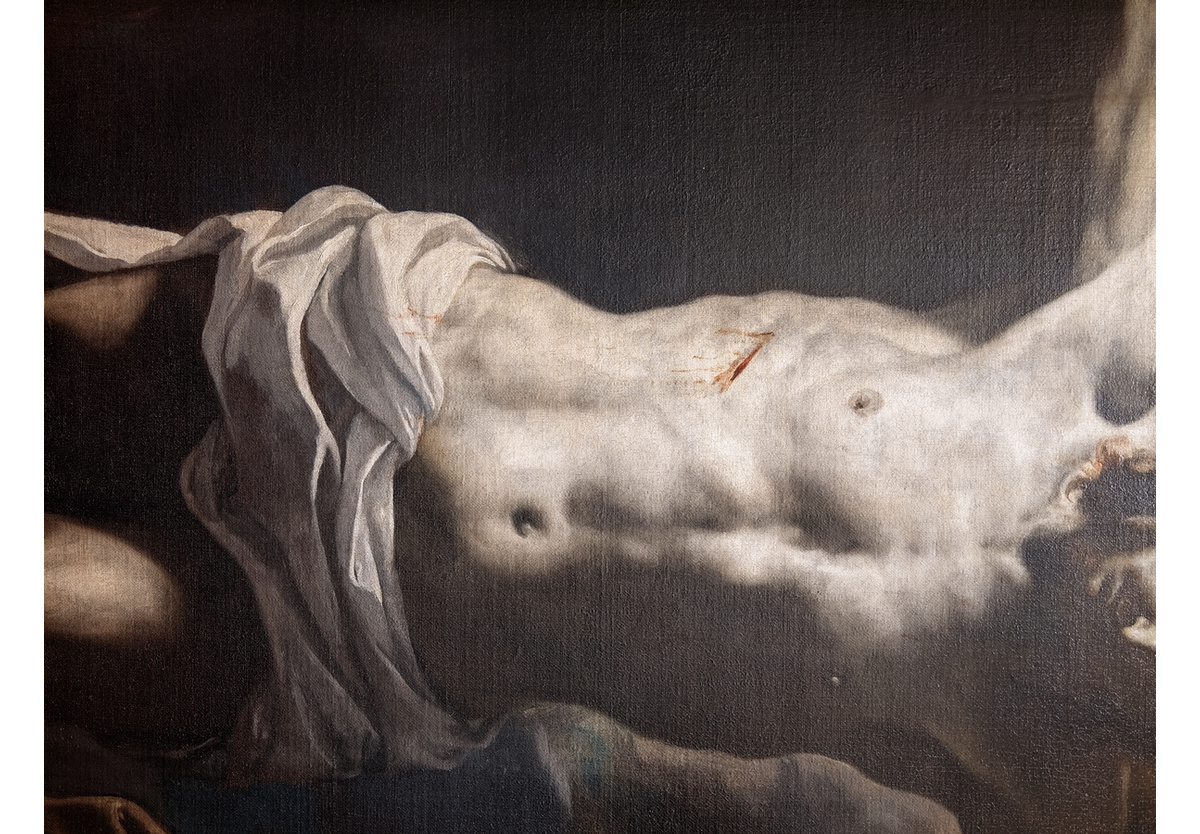 Pieter Hugo - Pierced by the Lance of Longinus, Catanzaro, 2023