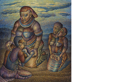 The Grandmother Receives the Lost Children    