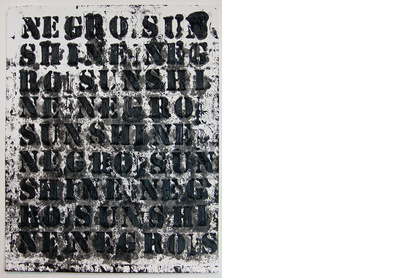Study for Negro Sunshine II #29