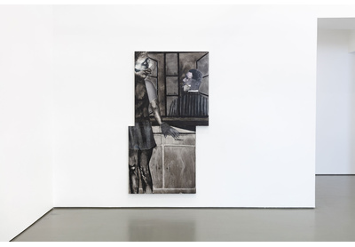 Installation view with <i>‘ke tlao rekela sefofane’</i>