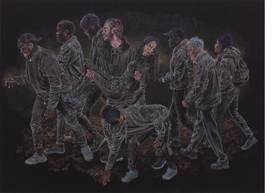 Drawing on Black Paper 32