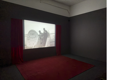 Installation view, Welcome Visitors!