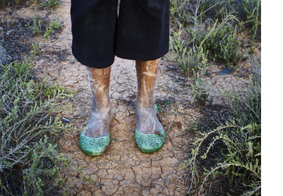 The feet and legs of Natasha Williams, Sarah Baartman District