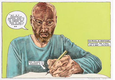 Self-portrait: Wit