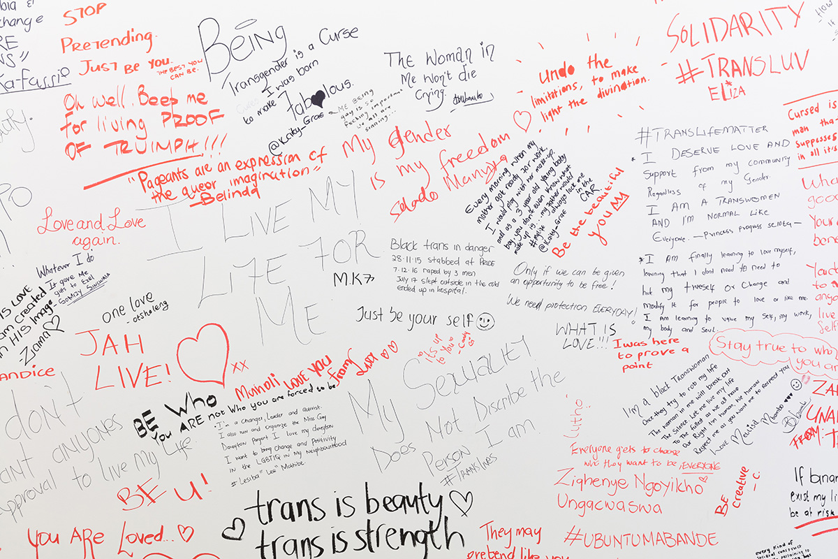 Activism wall